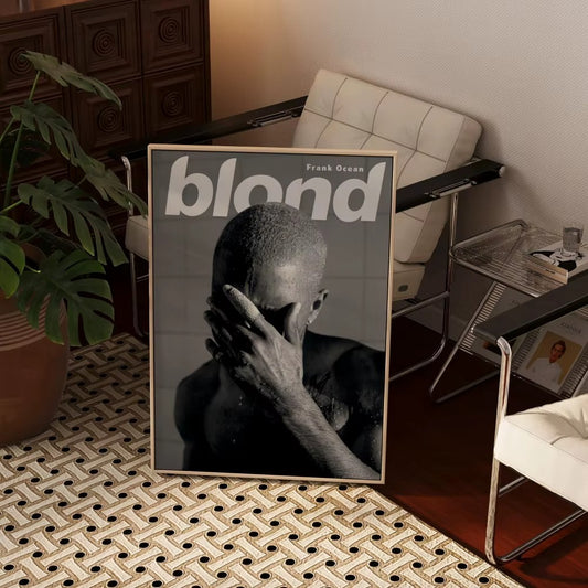 Blond Monotone Album Print