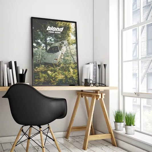 Blond Lamborghini Album Print