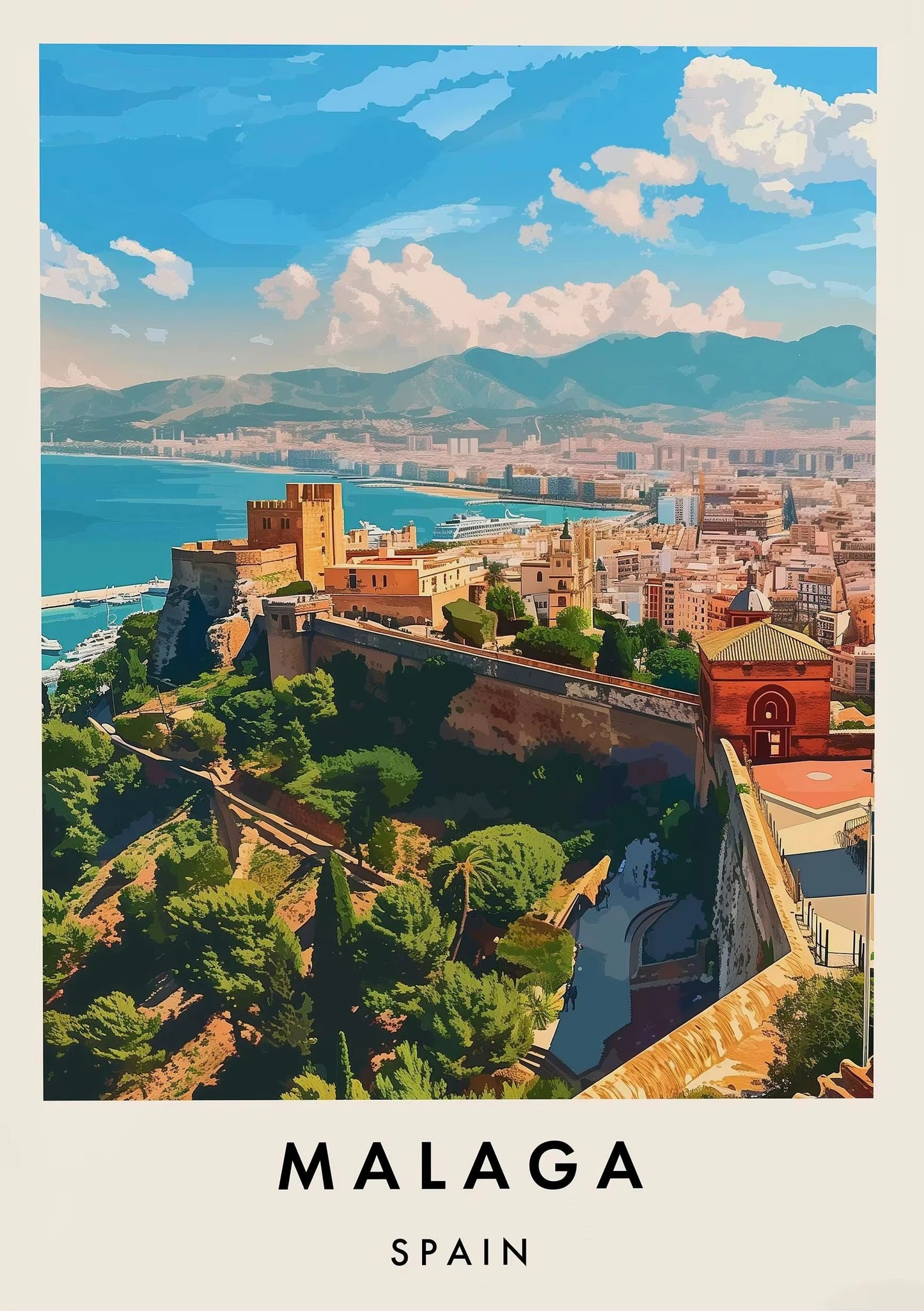 Malaga Print