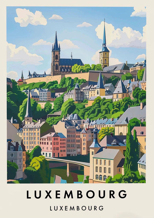 Luxembourg Print
