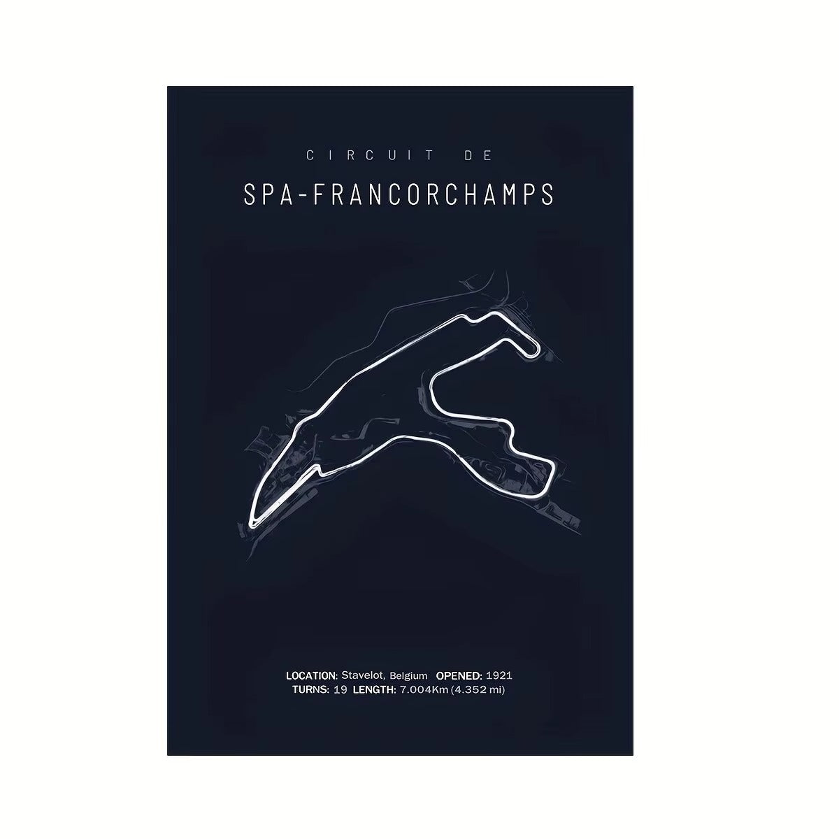 Spa Track Print