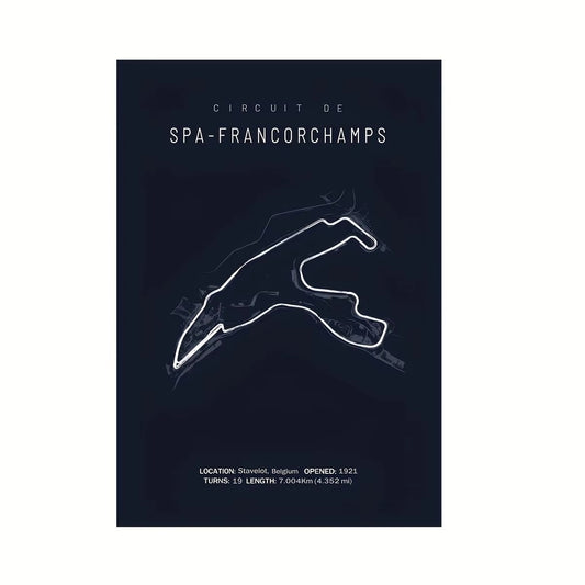 Spa Track Print