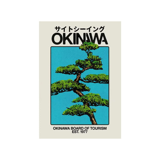 Okinawa Poster (Blue)