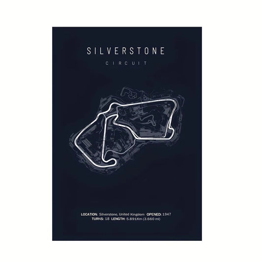 Silverstone Track Print