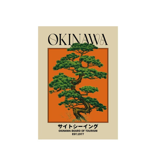 Okinawa Poster (Orange)