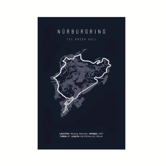 Nurburgring Track Print